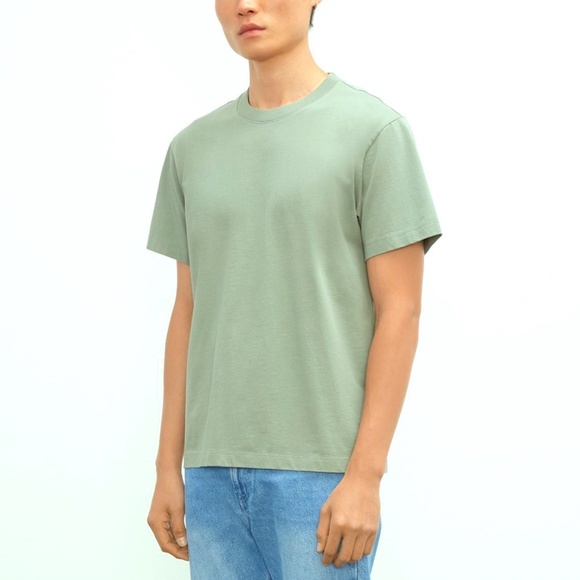 Williams Tea Dyed Pocket Tee -New W/Tags - NEVER WORN - Green (Pocket Not Shown) - Picture 1 of 3